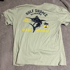 Size small green tee